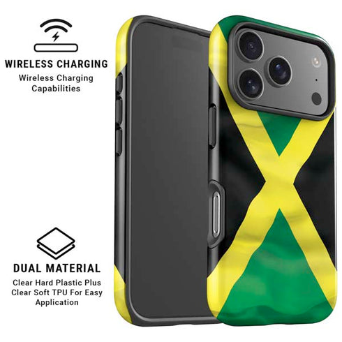 Jamaica Flag iPhone 17 Pro Max Magsafe Impact Case